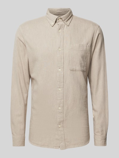 Jack & Jones Premium Vrijetijdsoverhemd met button-downkraag, model ‘BROOK’ Offwhite - 2