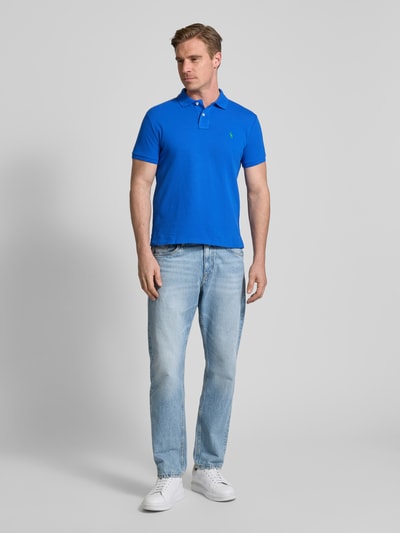 Polo Ralph Lauren Poloshirt mit Label-Stitching Bleu 1