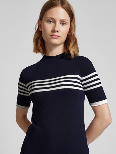 Mango Strickshirt mit Turtleneck Modell 'ALMIBAR' Marine 3