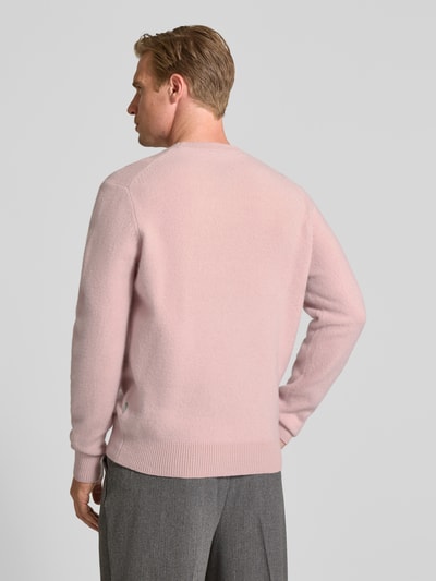 ANNARR Pullover van merinowol, model 'RAGI' Roze - 5