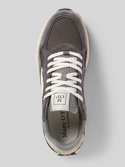 Marc O'Polo Low Top Sneaker aus Rindsvelours Anthrazit 3