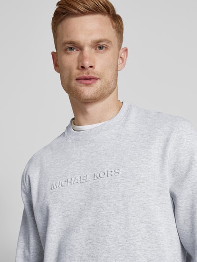 Michael Kors Sweatshirt mit Label-Detail Mittelgrau 3