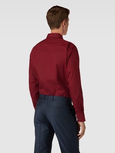 BOSS Regular Fit Business-Hemd mit Kentkragen Modell 'Joe' Bordeaux 5