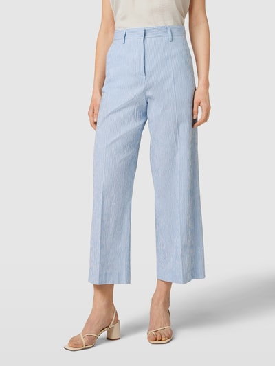 Weekend Max Mara Stoffhose mit Streifenmuster Modell 'GLEBA' Bleu 4