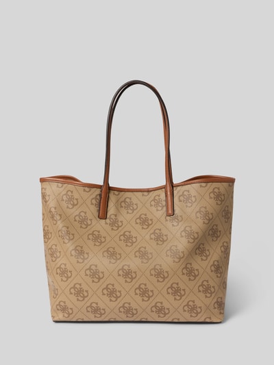 Guess Handtasche im Logo-Design Modell 'ERENIA' Hellbraun 4