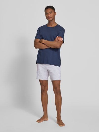 HUGO Regular Fit Sweatshorts aus Baumwoll-Mix Modell 'LAZE SHORTS CW' Hellgrau 1