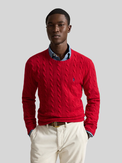 Polo Ralph Lauren Regular Fit Pullover aus Woll-Kaschmir-Mix Rot 4