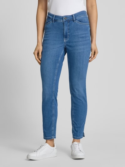 MAC Skinny Fit Jeans mit verkürztem Schnitt Modell 'DREAM SUMMER' Dunkelblau 4