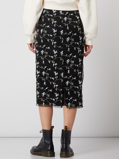 EDITED Sweatshirt met V-hals Zwart - 5