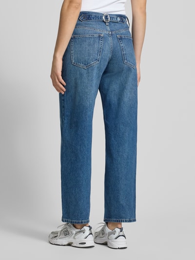 Topshop Jeansy z szerokimi nogawkami w 5 kieszeni model 'INCH' Jeansowy niebieski 5