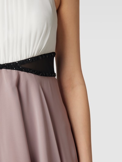 Jake*s Cocktail Cocktailkleid mit amerikanischem Ausschnitt Mauve 3