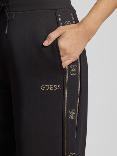 Guess Activewear Sweatpants mit elastischem Bund Modell 'OCTAVIA' Black 3