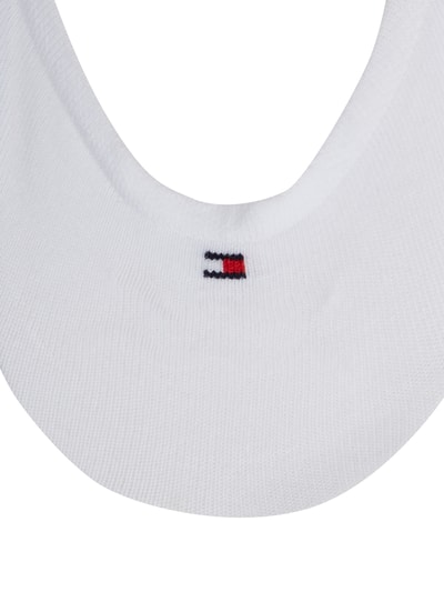 Tommy Hilfiger Sneakersokken met labeldetail in een set van 2 paar Wit - 3