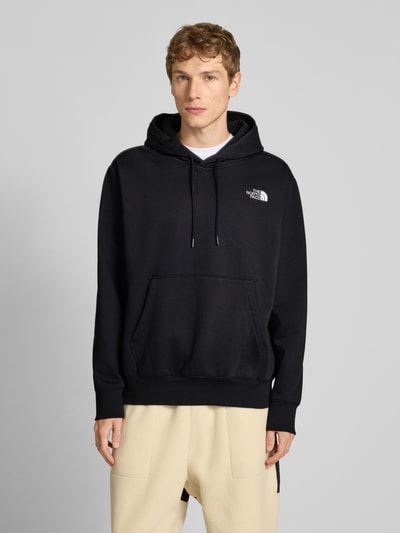 The North Face Hoodie met labelstitching Zwart - 4