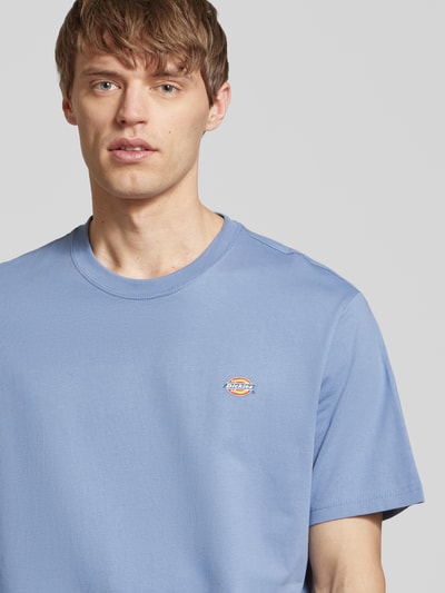 Dickies T-Shirt mit Label-Print Modell 'MAPLETON' Hellblau 3