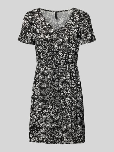 VERO MODA Sukienka casualowa mini z czystej wiskozy model ‘EASY JOY’ Czarny 2