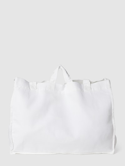 Marc O'Polo Denim Schoudertas met labelprint Offwhite - 5