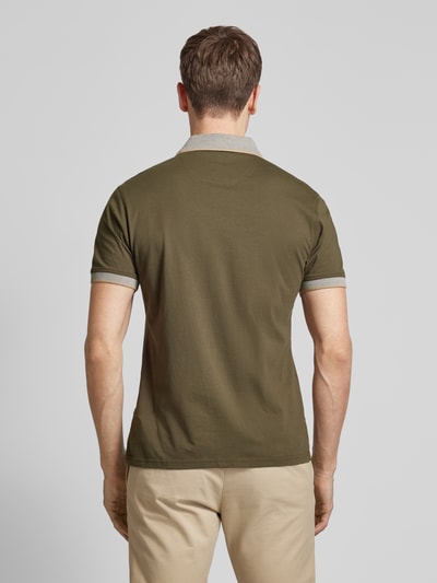 Barbour Slim fit poloshirt met labelstitching, model 'Consay' Groen - 5