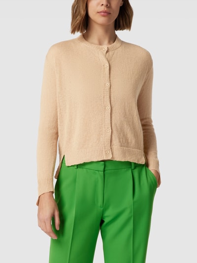 MaxMara Leisure Gebreid jack met doorknoopsluiting, model 'FUNGHI' Goud gemêleerd - 4