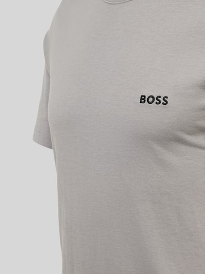 BOSS T-Shirt mit Label-Stitching im 3er-Pack Khaki 2