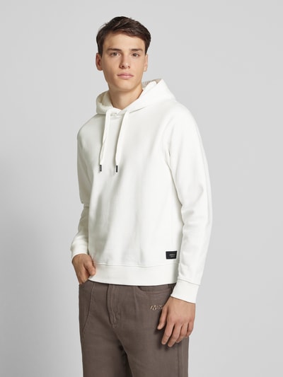 Replay Hoodie mit gerippten Abschlüssen Offwhite 4