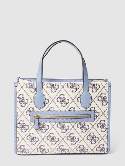 Guess Tote Bag mit Allover-Logo Modell 'SILVANA' Lila 4