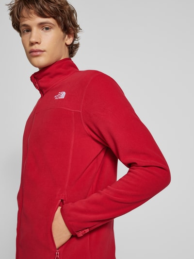 The North Face Bluza rozpinana ze stójką Bordowy 3