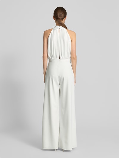 Swing Jumpsuit met halter Offwhite - 5