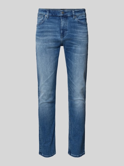 BOSS Orange Slim Fit Jeans aus Baumwoll-Mix Modell 'DELAWARE' Jeansblau 2