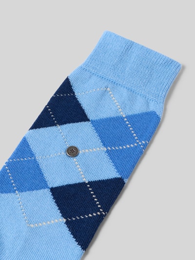 Burlington Socken aus Schurwoll-Mix Modell 'Marylebone' Blau 2