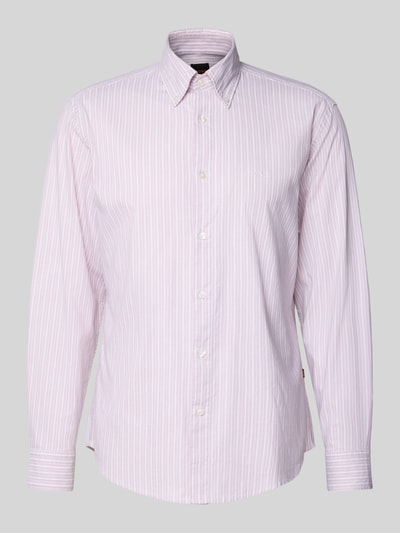 BOSS Orange Slim fit vrijetijdsoverhemd van katoenmix, model 'RICOPLUS_M' Roze - 2