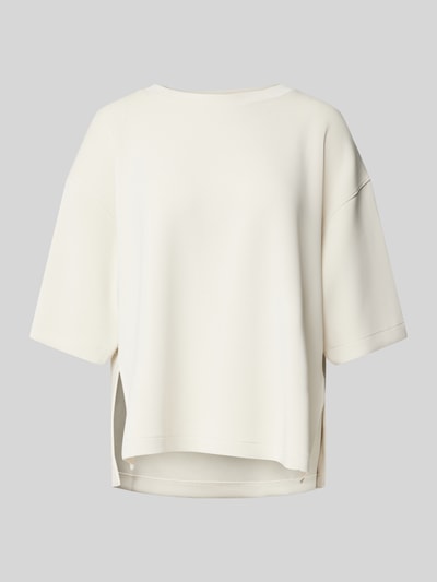 Jake*s Casual Sweatshirt met halflange mouwen Ecru - 2