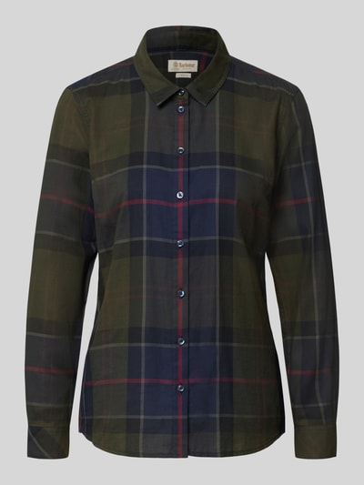 Barbour Regular Fit Hemdbluse aus reiner Baumwolle Modell 'BREDON' Marine 1