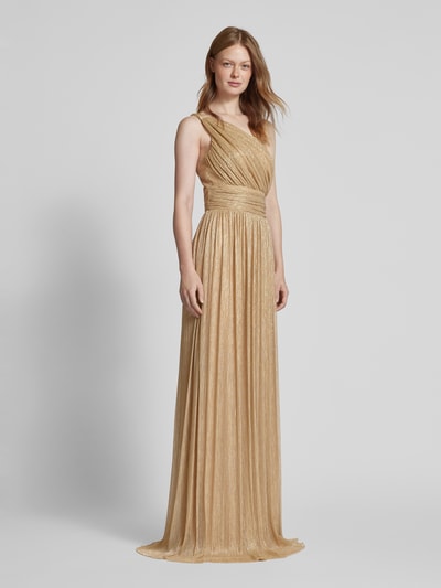 TROYDEN COLLECTION Abendkleid mit One-Shoulder-Träger Gold 1