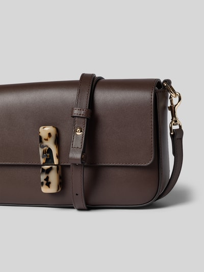 FURLA Crossbody Bag mit Klickverschluss Modell 'IRIDE' Dunkelbraun 2