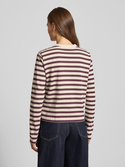 JAKE*S STUDIO WOMAN Shirt met lange mouwen en geribde ronde hals Kersenrood - 5