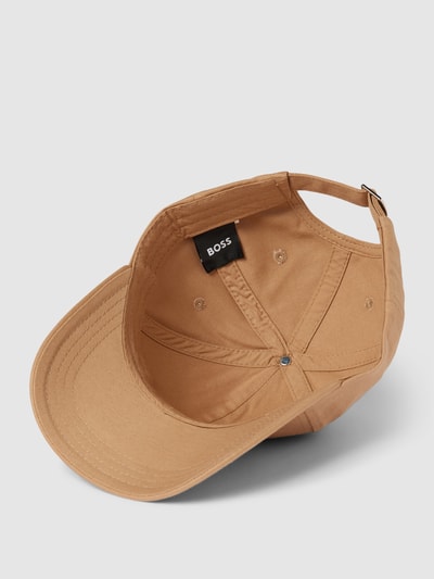 BOSS Basecap mit Label-Stitching Modell 'Ari' Camel 2