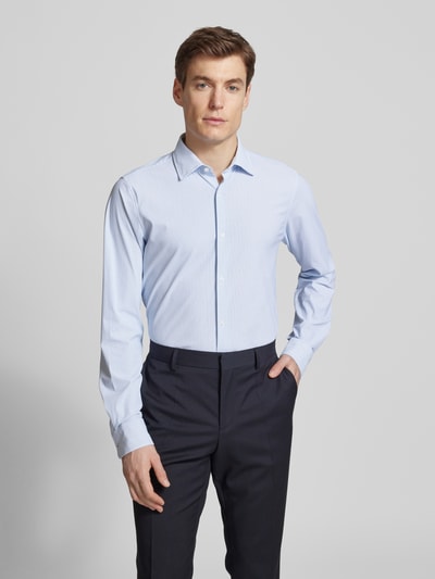 JOOP! Collection Slim Fit Business-Hemd mit Knopfleiste Modell 'Pit' Royal 4