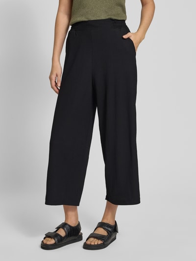 Tom Tailor Denim Regular fit culotte met elastische band Zwart - 4