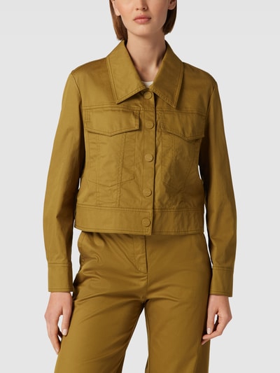 Marc Cain Blazer mit Umlegekragen Oliv 4