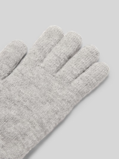 Barts Handschoenen met labelpatch, model 'Witzia' Zilver gemêleerd - 3