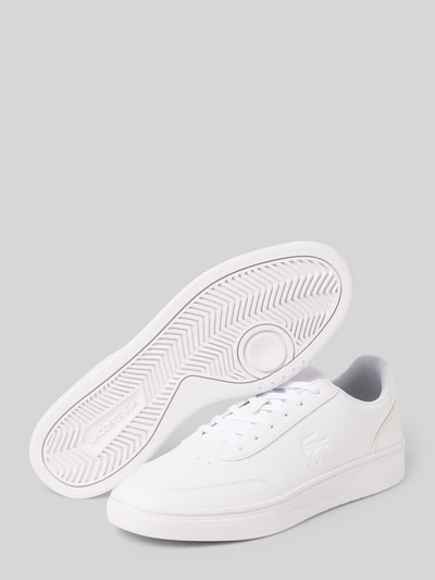 Lacoste Low Top Sneaker aus echtem Rindsleder Weiss 4