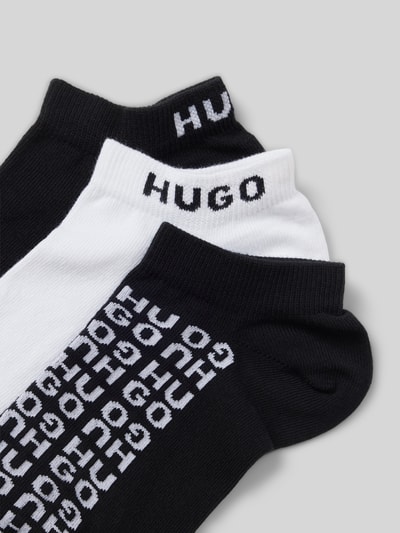 HUGO Socken mit Label-Detail im 3er-Pack Black 2