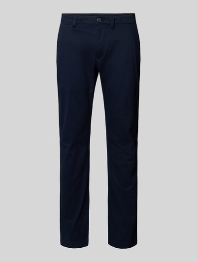 s.Oliver RED LABEL Slim fit chino met achterzakken, model 'AUSTIN' Marineblauw - 2