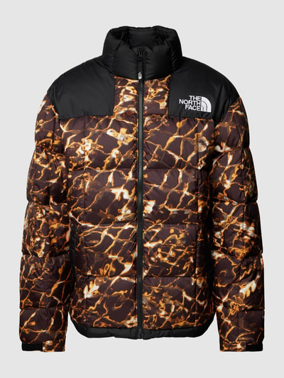 The North Face Donsjack in colour-blocking-design, model 'LHOTSE' Chocoladebruin gemêleerd - 2