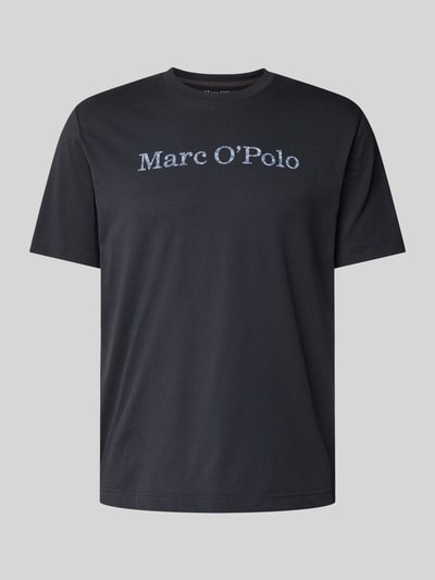 Marc O'Polo Regular Fit T-Shirt aus reiner Baumwolle Marine 2