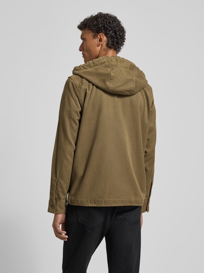 Marc O'Polo Regular Fit Hemdjacke mit Kapuze Hellbraun 5