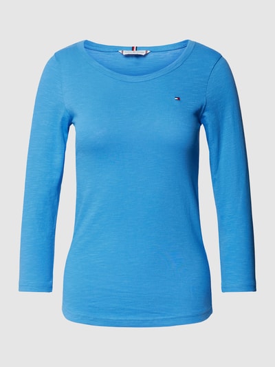 Tommy Hilfiger Longsleeve aus Baumwolle mit Label-Detail Royal 2