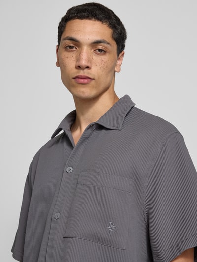 REVIEW Vrijetijdsoverhemd met knoopsluiting Donkergrijs - 3