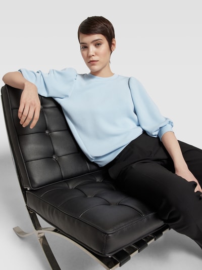 Selected Femme Sweatshirt mit 3/4-Arm Modell 'TENNY' Hellblau 3
